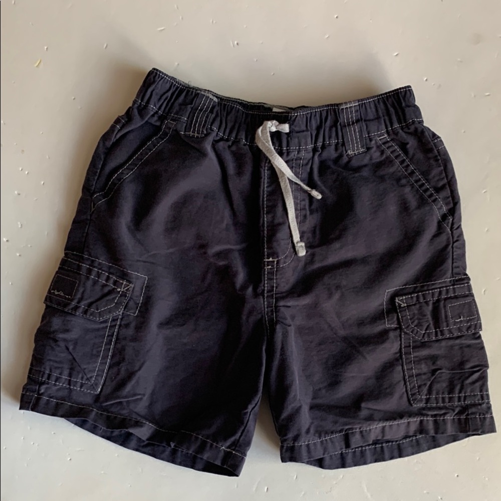 Gymboree Boys 18-24 Dark Gray Casual Shorts with Elastic Waist